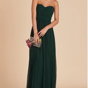 Birdy Grey Evening Gown, Black Tie - Emerald, Chiffon, Convertible